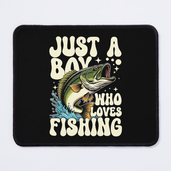 Item preview, Just a Boy Who Loves Fishing designed and sold by dudelinart.