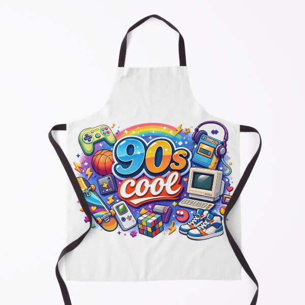 Item preview, 90s Cool Logo with Iconic Retro Objects designed and sold by GlobalBoom.