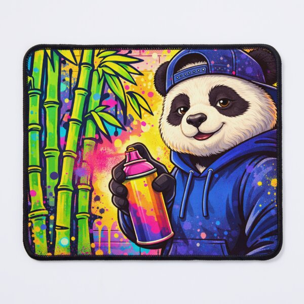Item preview, Graffiti Panda Street Art – Cool Bamboo Urban Panda Design designed and sold by snaperos.