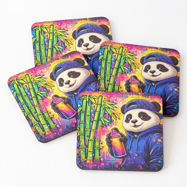 Item preview, Graffiti Panda Street Art – Cool Bamboo Urban Panda Design designed and sold by snaperos.
