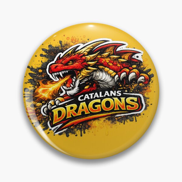 Item preview, Catalan Dragon Graffiti – Fierce Rugby League Fan Art Design designed and sold by Annette Brown.