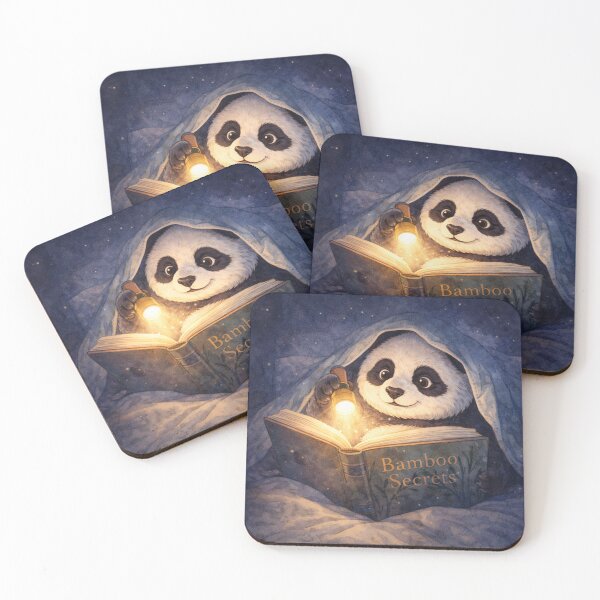 Item preview, Cozy Reading Panda – Bamboo Secrets Bedtime Book Illustration designed and sold by snaperos.