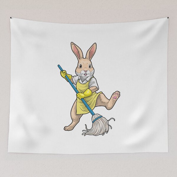 Item preview, Rabbit Cleaner Mop Cleaning designed and sold by Snabdesign84.
