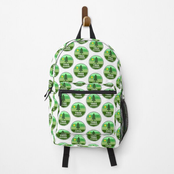 Item preview, Tree Hugger Nature Lover Badge designed and sold by Shape Snip Studio.