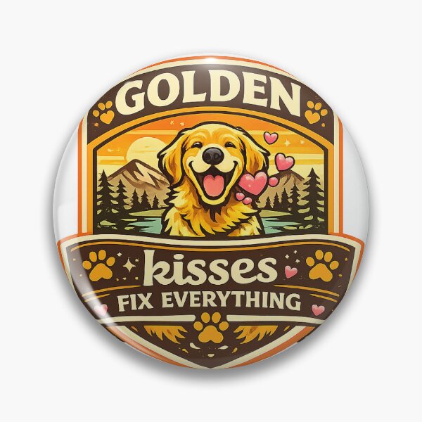Item preview, Golden Kisses Fix Everything Golden Retriever Gift designed and sold by WildVista.