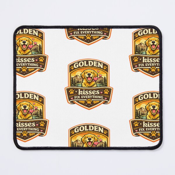 Item preview, Golden Kisses Fix Everything Golden Retriever Gift designed and sold by WildVista.