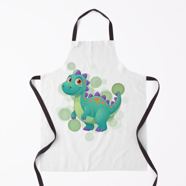 Item preview, Green Dinosaur with Purple Details - Cute Illustration designed and sold by iamKRUK.