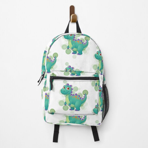 Item preview, Green Dinosaur with Purple Details - Cute Illustration designed and sold by iamKRUK.
