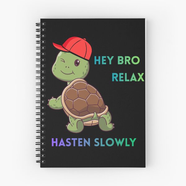 Item preview, Chill Turtle Hey Bro Relax designed and sold by AnaPixMar.