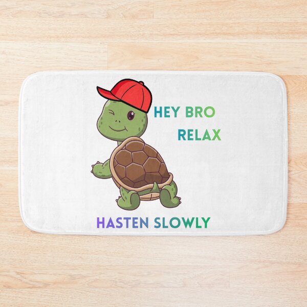 Item preview, Chill Turtle Hey Bro Relax designed and sold by AnaPixMar.