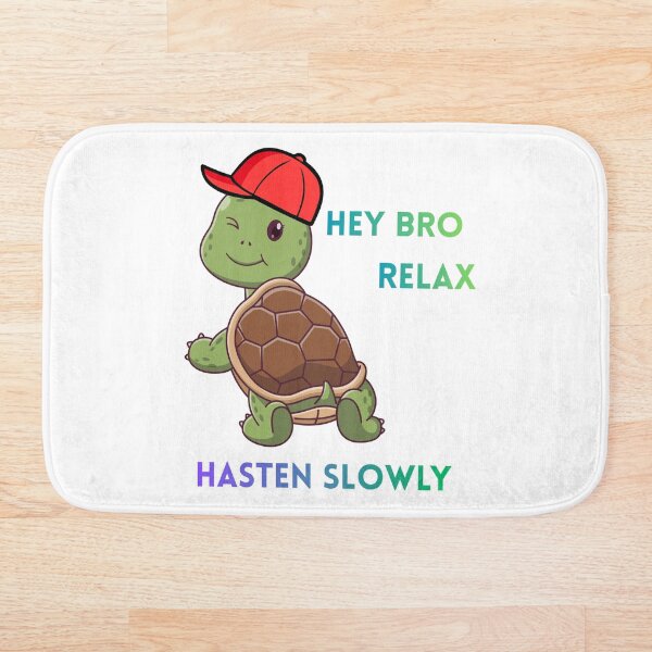 Item preview, Chill Turtle Hey Bro Relax designed and sold by AnaPixMar.