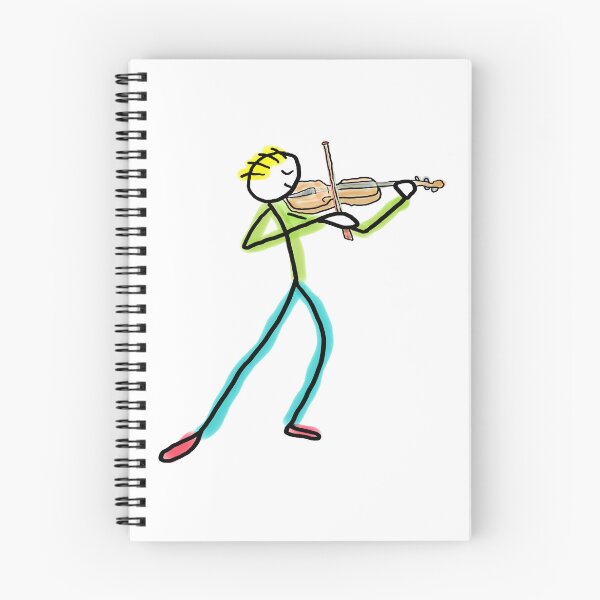 Item preview, Fiddle Playing Stickman designed and sold by Mark-Ewbie.