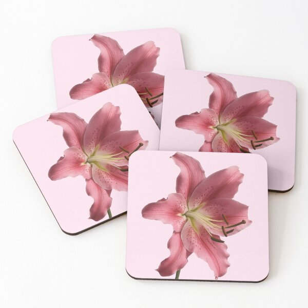 Item preview, pink lily flower  designed and sold by inainart.