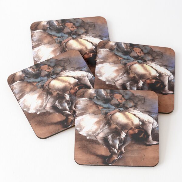 Item preview, Dancer Adjusting Her Slipper - Graceful Preparation designed and sold by artdesignsnow.
