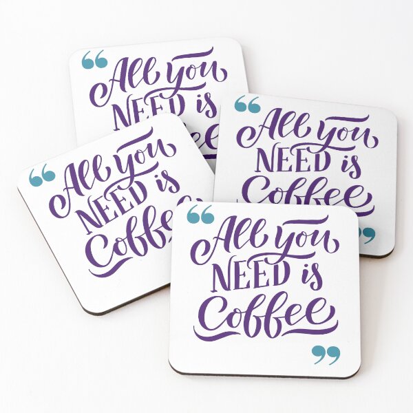 Item preview, Funny Coffee Quote Typography Design designed and sold by jyotsanafinds.