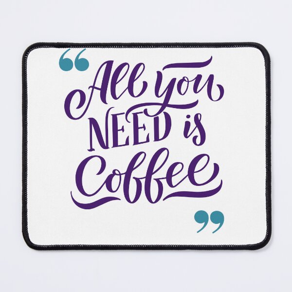 Item preview, Funny Coffee Quote Typography Design designed and sold by jyotsanafinds.