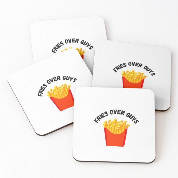 Item preview, Fries Over Guys Funny Food Quote T-Shirt designed and sold by Pauravipardeshi.
