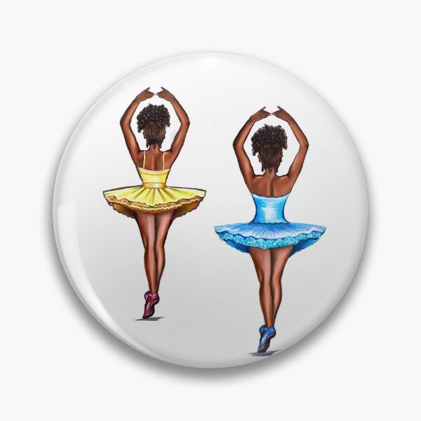 Item preview, African American  ballerina #012 brown skin ballerinas. Top 100 best ballet gifts designed and sold by Artonmytee.