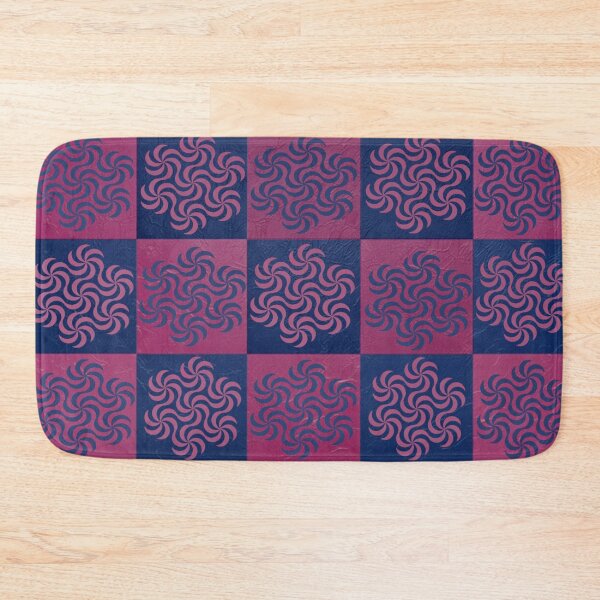 Item preview, Textured Navy Pink Checkerboard Pattern - Bold Geometric Design designed and sold by Italian Ink Studio.