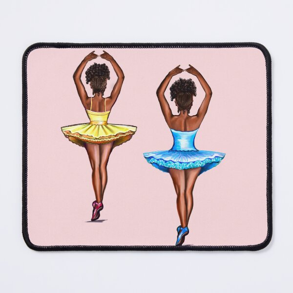 Item preview, African American ballerina #012 brown skin ballerinas. Top 100 best ballet gifts designed and sold by Artonmytee.