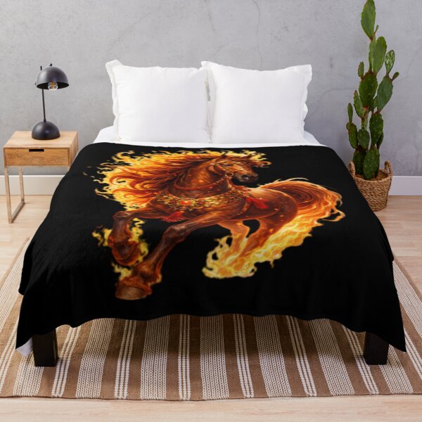 Item preview, Fire Horse – Lunar Zodiac Fantasy Art designed and sold by JOANNASKAH.