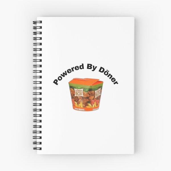 Item preview, Powered By Döner Funny Food T-Shirt designed and sold by Pauravipardeshi.