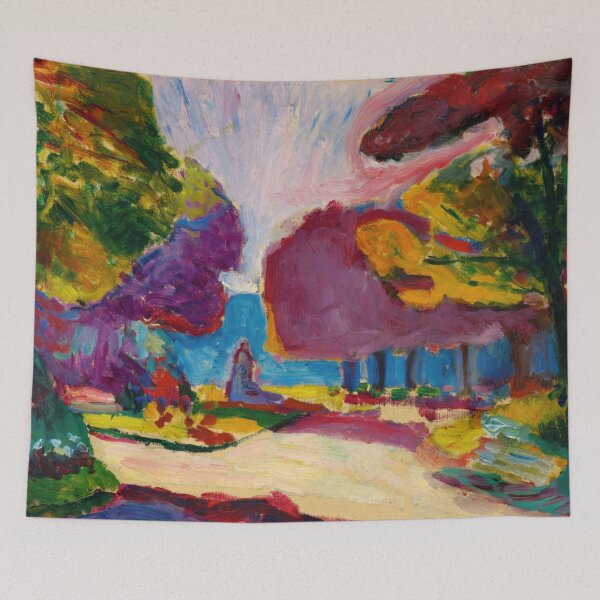 Item preview, Jardin Du Luxembourg Paris by Henri Matisse: Fauvist Garden Landscape Poster designed and sold by artofuniverse.