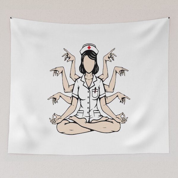 Item preview, Nurse Goddess Multitasking Zen - Spiritual Nurse Empowerment designed and sold by CrewGifted.