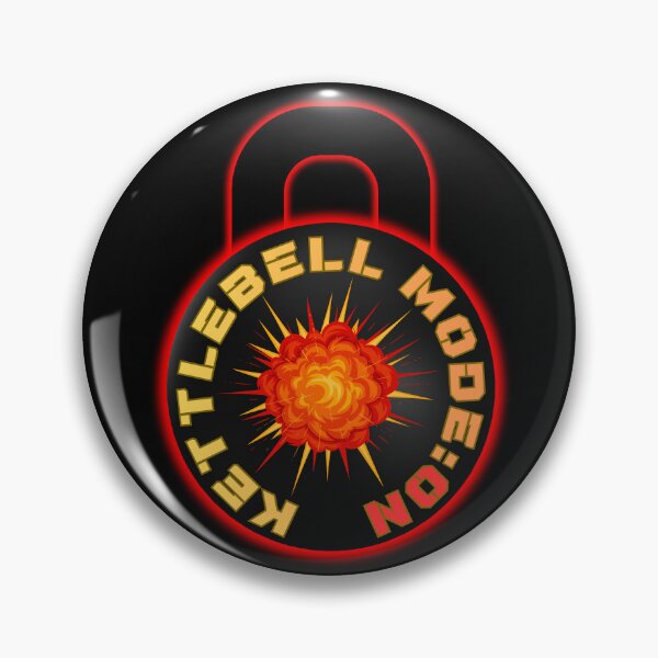 Item preview, Explosive Kettlebell Power Emblem designed and sold by AnaPixMar.
