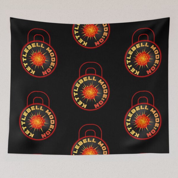 Item preview, Explosive Kettlebell Power Emblem designed and sold by AnaPixMar.