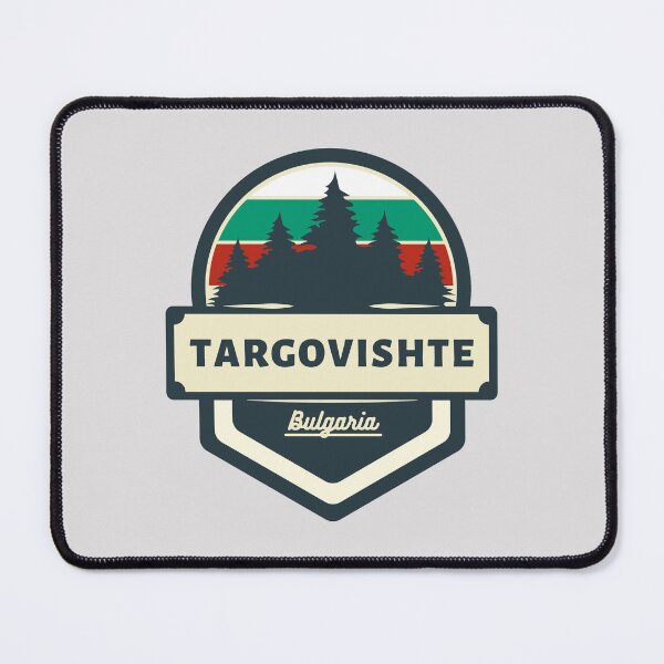 Item preview, Targovishte Bulgaria | Retro Vintage Travel Badge designed and sold by World Designs.