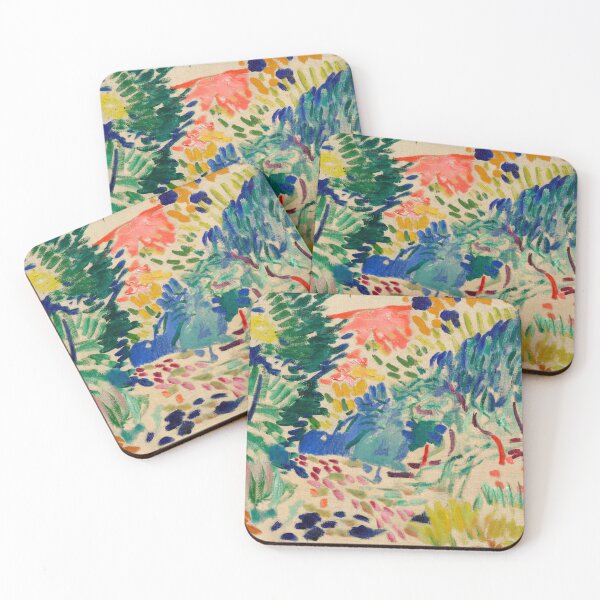 Item preview, Landscape at Collioure by Henri Matisse: Vibrant Fauvist Landscape Poster designed and sold by artofuniverse.