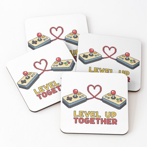 Item preview, Level Up Together Pixel Art Gamer Love designed and sold by artandwaves.