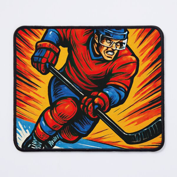 Item preview, Ice hockey player | Comics stylCartoone - designed and sold by ComicsFactory.