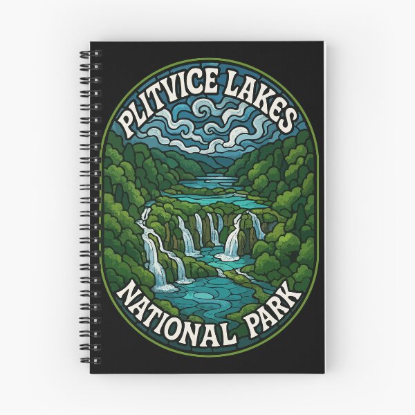 Item preview, Plitvice Lakes Croatia Stained Glass Travel designed and sold by TomFrontierArt.