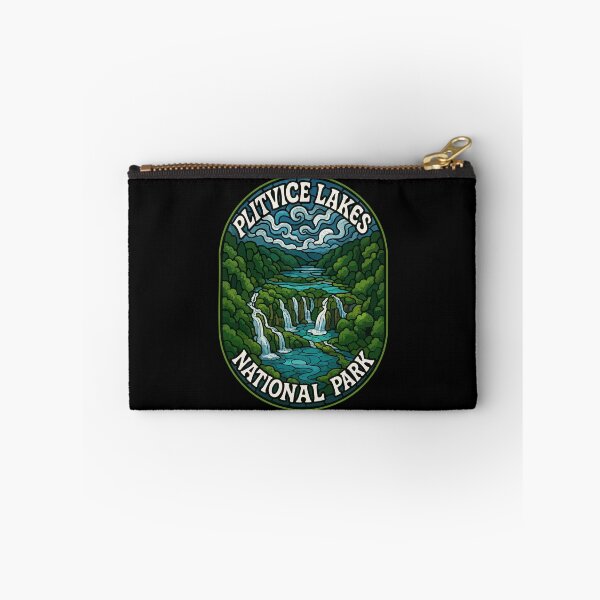 Item preview, Plitvice Lakes Croatia Stained Glass Travel designed and sold by TomFrontierArt.