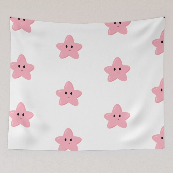 Item preview, Cute Pink Starfish - Kawaii Sea Creature Illustration  designed and sold by TavaCreart.
