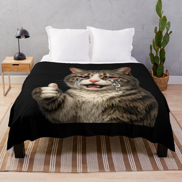 Item preview, Funny Relatable Crying Kitty Meme designed and sold by Oddifys.