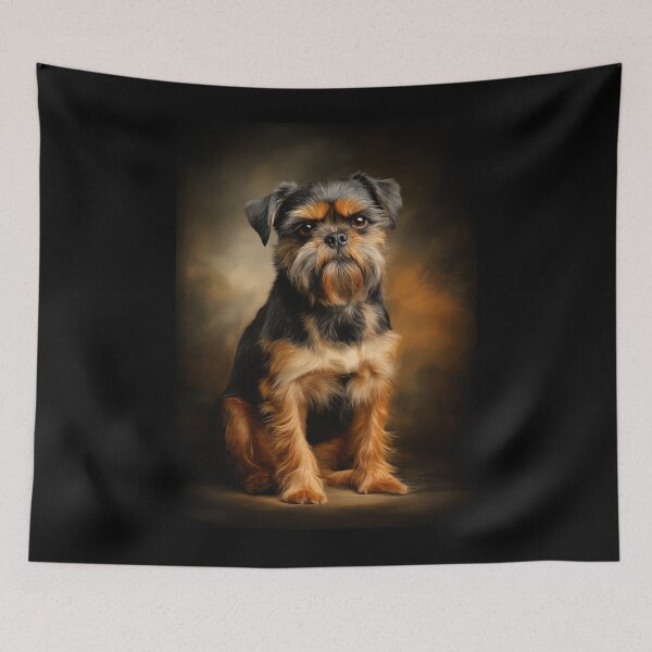 Item preview, Portrait of a Griffon Belge Dog designed and sold by PetsArt.