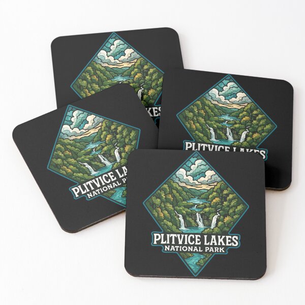 Item preview, Stained Glass Art Plitvice Lakes Croatia Travel designed and sold by TomFrontierArt.