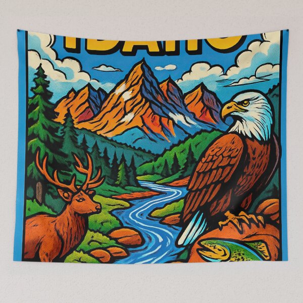 Item preview, Idaho state | Comics stylCartoone -  designed and sold by ComicsFactory.