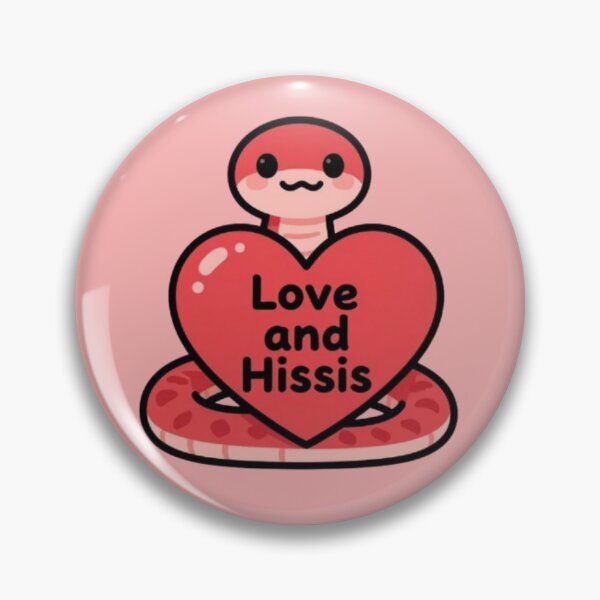 Item preview, Love and Hissis – Cute Snake Valentine Pun designed and sold by V--I--R.