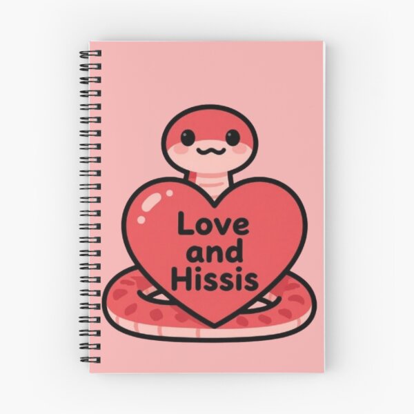 Item preview, Love and Hissis – Cute Snake Valentine Pun designed and sold by V--I--R.