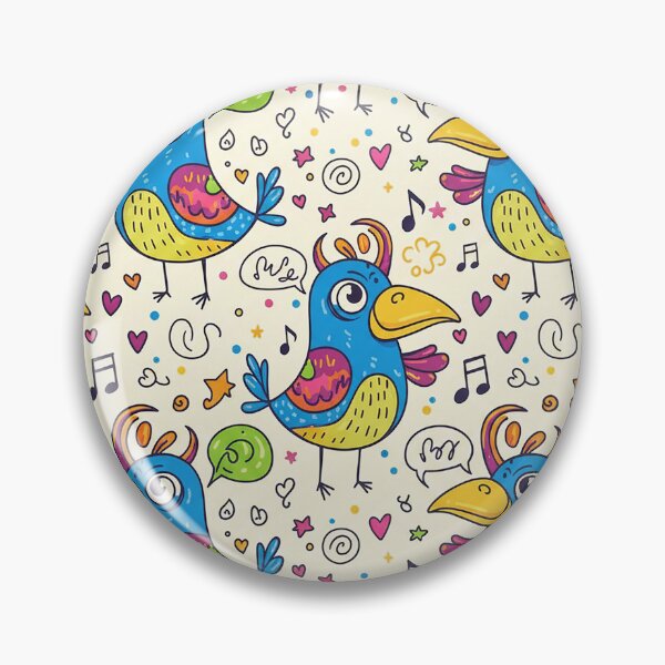 Item preview, Cute Birds, Endless Patterns, Joyful Design   designed and sold by Vanich-Panich.