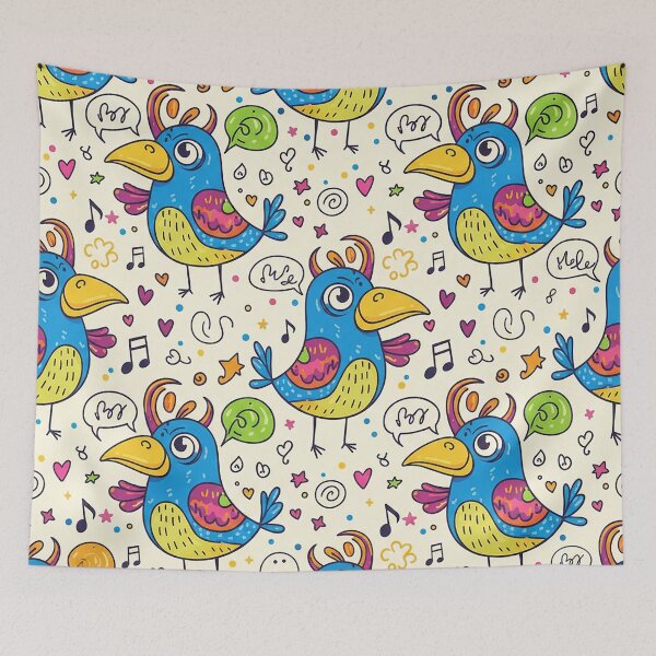 Item preview, Cute Birds, Endless Patterns, Joyful Design   designed and sold by Vanich-Panich.