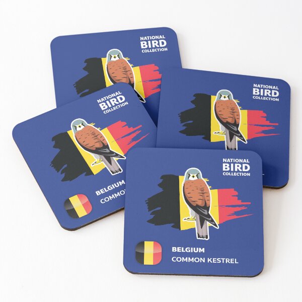 Item preview, National Bird Collection Belgium Kestrel designed and sold by SUPERHERON.