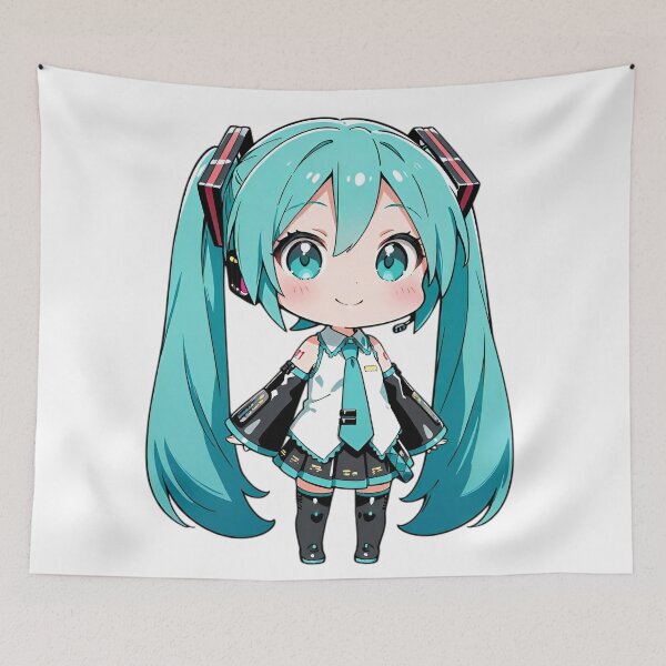 Item preview, Hatsune Miku Chibi | Cute Virtual Idol Anime Art designed and sold by Dyan4.