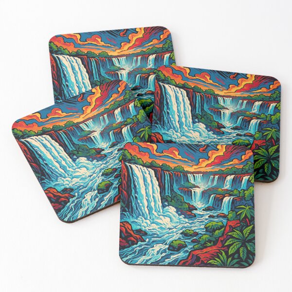 Item preview, Iguazu Falls  | Comics stylCartoone -  designed and sold by ComicsFactory.