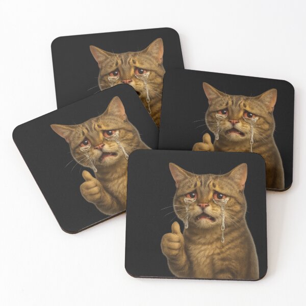 Item preview, High Detail Sad Cat Giving Thumbs Up designed and sold by Oddifys.