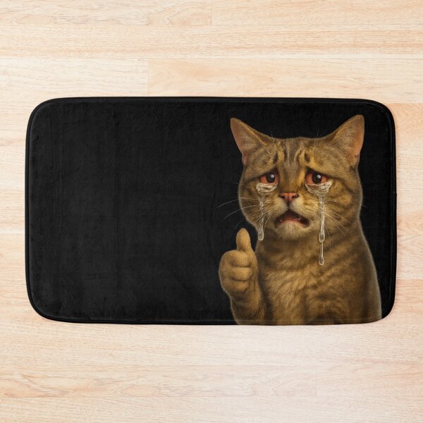 Item preview, High Detail Sad Cat Giving Thumbs Up designed and sold by Oddifys.